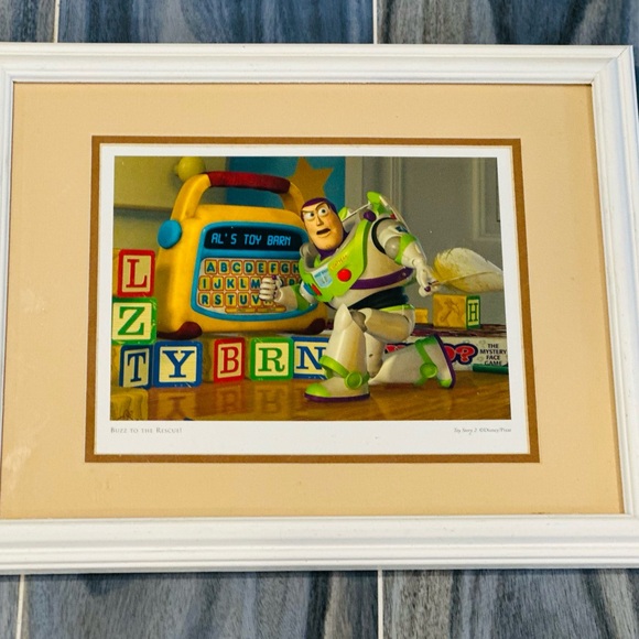 Set of (6) Disney Animated Character Movie Animation Prints, Framed/Matted 8x11 - Picture 5 of 15